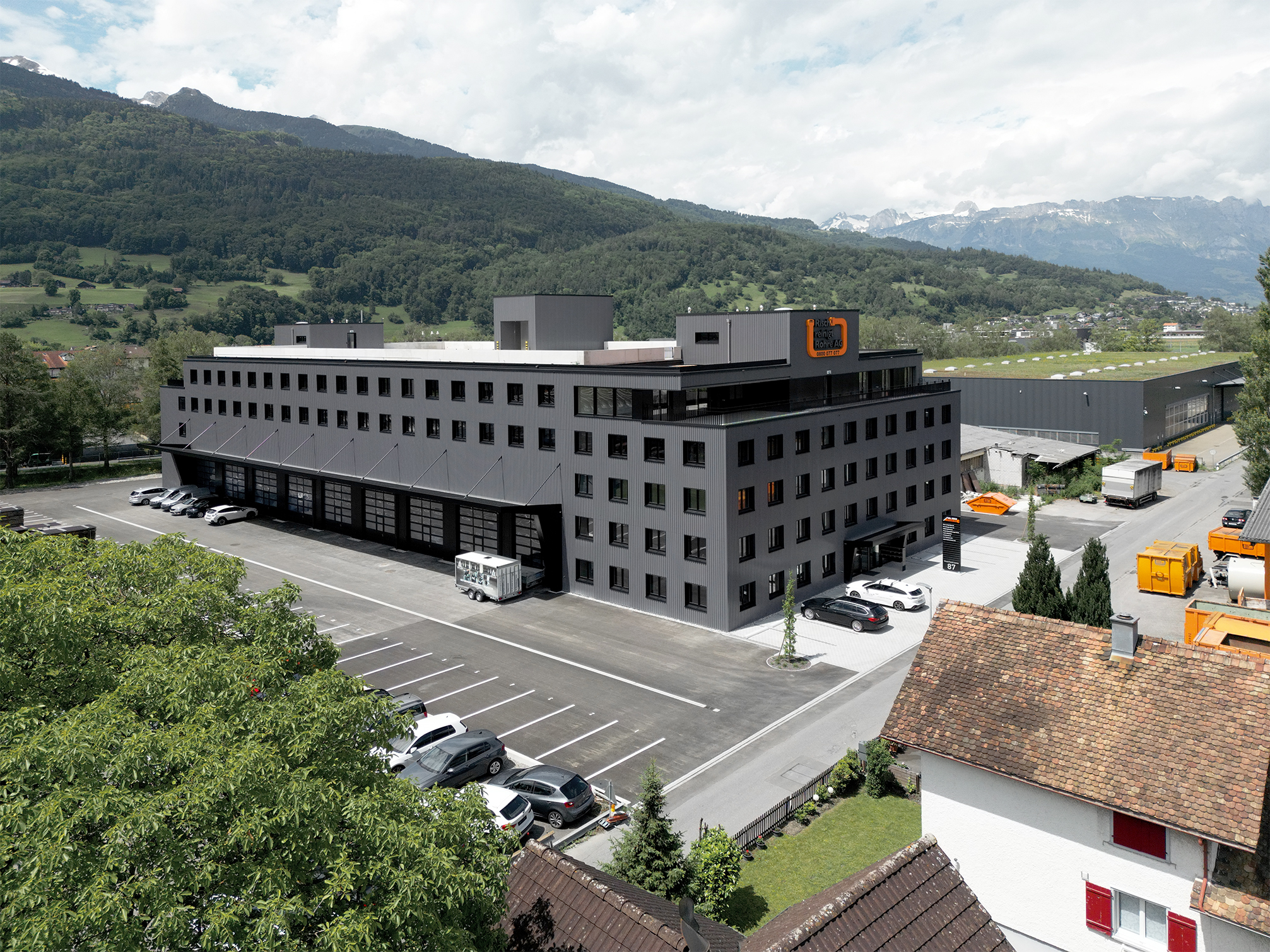 Neubau Betriebsgebäude Risch Sevelen Neubau Betriebsgebäude Risch Sevelen